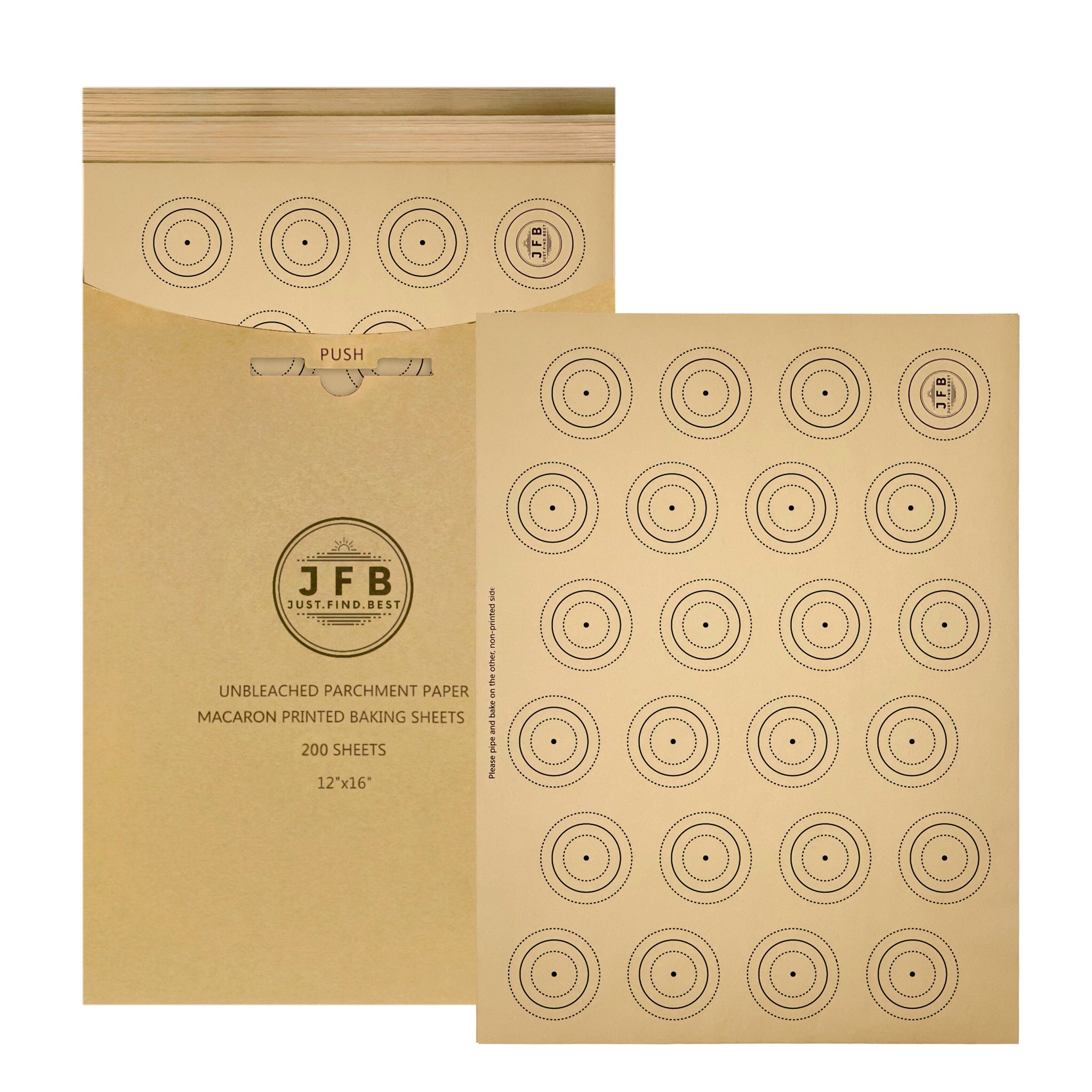 Macaron Parchment Paper Sheets - Baking Paper | Just.Find.Best